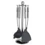 HUShjsd Silicone Kitchenware Set 4, Non-stick Special Household Kitchen Cooking Shovel Spatula Set, With Shelf，spatulas Silicone Heat Resistant