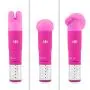 Discreet Pinpoint Massager - Multi Speed Pocket Vibrator - Waterproof - 3 Silicone Attachments - Massage Kit - Sex Toy for Women - Sex Toy for Couples (Pink)