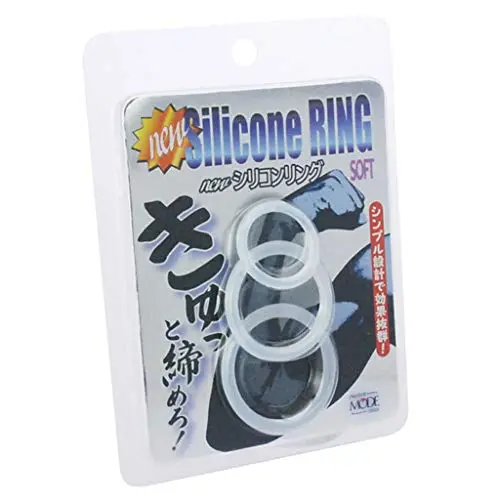 3Pcs Soft Silicone Pennis Rings Couples Toy