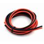 TUOFENG 12 Gauge Stranded Wire Ultra Flexible Silicone Wire 10 Feet [5 ft Black And 5 ft Red]-12 AWG Tinned Copper Wire High Temperature Resistance - Works Well for Model Battery Cable, drone, helico