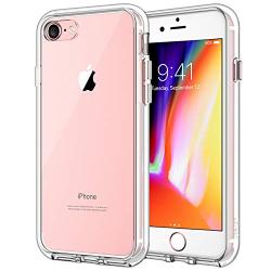 JETech Case for Apple iPhone 8 and iPhone 7, 4.7-Inch, Shock-Absorption Bumper Cover, Anti-Scratch Clear Back, HD Clear