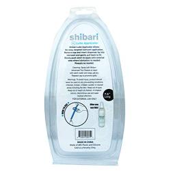 Shibari Lube Applicator XL, Blue, Sealed Retail Packaging