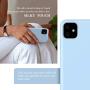 Soke iPhone 11 Case, iPhone 6.1 Inch Case 2019, Shockproof Soft Silicone Case Cover with Premium Microfiber Lining [Full-Body Protection + Precise Cutouts] for iPhone 11 6.1"，Light Blue