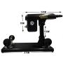 QJ Automatic Massage Tool Machine Gun with Different Attachments for Adult Silicone Couple Toys (Black)