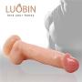 Whtao 7.08 inch Realistic Massager Toys Lifelike Silicone-D?ld? with Suction Cup for Women Whtao