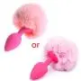 Knowwest Plùg Rabbit Tail B-ütt Plùg Adùlt Backyard ?màl Six Toy Massagers Silicone Panties Erotic