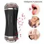 Male Mastürbator Silicone R-ealiStǐc Mouth with Tongue and Teeth Male Mastürbator Oral Sexczx Blowjob Pocket Adǔlt Toy Sexczx Products for Men,as Picture