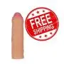 Silicone Uncircumcised Uncut Shaft Extender Extension Sleeve Enlargement Relax Toy FUN1705