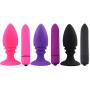 Gothing Silicone Plug B-?TT Adùlt Six Toys with 10 Ví-brátions Modes Mini Ví-bratórs Stímulatión for Women Men