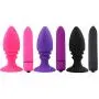 Flosky Silicone Amal Plug Toys with 10 Vibrantion Modes Mini Vibrarator Stimulation for Women Men