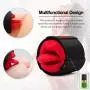 SHOOPPEE 2-in-1 Throat Automatic Piston Telescopic Rotate Six Toys Hands Free Oral Sucking Cup Endless Pleasure Toys for Men Relax Muscle,Sexy Underwear T-Shirt