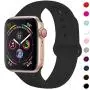 TIMTU Sport Band Compatible with Apple Watch Band 40mm 38mm 42mm 44mm, Soft Silicone Strap Replacement for Apple Watch Series 5 4 3 2 1 for Women/Men