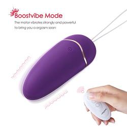 EROCOME Wireless Waterproof 12+1* -Frequency Silicone Vagina Love Egg Six Toys for Women Powerful Quiet and Long -Lasting Motor USB rechargeble（ Purple）