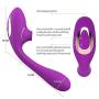 OWJKYT Female Toys Purple Portable Sùcking and Thrusting Clitorial Toys Skin Friendly Silicone Víbratór Gpót Life Waterproof Design