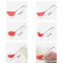 Xiaoais shop Stainless Steel Silicone kitchenware, Non-Stick Pot high Temperature Spatula Spoon, Cooking Spoon Shovel Set