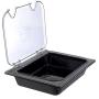 Carlisle 10220B03 StorPlus Half Size Food Pan, Polycarbonate, 2.5" Deep, Black