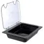 Carlisle 10220B03 StorPlus Half Size Food Pan, Polycarbonate, 2.5" Deep, Black