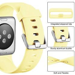 Haveda Sport Bands Compatible for Apple 4 Watch 40mm 44mm Series 4 Series 5, iWatch Bands 38mm 42mm Womens, Waterproof Wrist Band for iWatch, Apple Watch Series 3, Series 2/1 Man Small Large