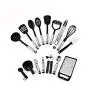 Silicone Kitchenware Set Cooking Spoon Shovel Kitchen Tools Kitchen Accessories Silver 1030cm