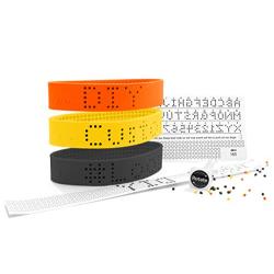 Hashtag Loops Customizable Silicone Rubber Bracelets - Easy DIY Custom Bracelet/Silicone Rubber Wristbands for Adults, Kids, Children, Men & Women - Silicone Wristband Makes Great Gift/Party Favor