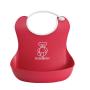 BABYBJORN Soft Bib, Red/Blue, 2 Pack