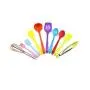 Silicone Kitchenware Set Silicone Kitchenware 10 Sets Of Silicone Scraper Shovel Spoon Oil Brush Food Clips And Other 10 Sets (Color : Color)