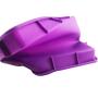 Orgrimmar 2 Packs Baking Silicone Rectangular Cake Pans Bakeware Bread Baking Mold NonStick Easy Demoulding Purple