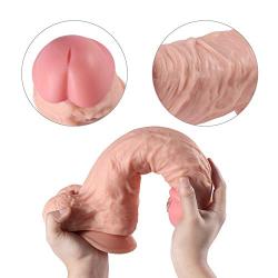 Bfucky 13 Inch Soft ??ld? Silicone Hands Free Huge Size PVC Massager Wand with Strong Suction Cup for Women - Love Toys for Women to Play with, Birthday Party Gifts for Friends Bfucky