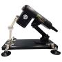 QJ Automatic Massage Tool Machine Gun with Different Attachments for Adult Silicone Couple Toys (Black)