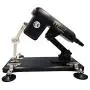 QJ Automatic Massage Tool Machine Gun with Different Attachments for Adult Silicone Couple Toys (Black)
