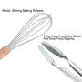 9PCS 10PCS Blue Silicone Kitchenware Set Kitchen Spatula Spoon Set Wooden Storage Tube