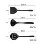 Festnight Kitchen Utensils Set 9Pcs All Over Silicone Non-Stick Barreled Cooking Utensils Set Silica Gel Utensil Kitchenware Set
