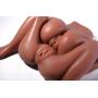 Tan skin Portable Sex Virgin Pussy Ass Masturbator for Male - 3D Realistic Butt for Anal Sex Vagina Fucking Adult Sex Toys for Men Masturbation - Lifelike Sex Doll with 4 entries