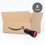 AmazonBasics Dual-Port USB Car Charger Adapter for Apple and Android Devices, 4.8 Amp, 24W, Black and Red