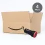 AmazonBasics Dual-Port USB Car Charger Adapter for Apple and Android Devices, 4.8 Amp, 24W, Black and Red
