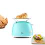 QIN.J.FANG-Kitchen 2 Slice Fully Automatic Stainless Steel Household Toaster One-Touch Shortcut Toaster With 7-Speed Temperature Adjustment 220V