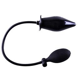 Meixx Inflatable Anal Plug Toys, Vaginal G-Spot Anal Toy, Portable Anal Butt Plugs Sex Toys Masturbation of Lgbts and women or Couples, Premium Silicone Fetish Anal Butt Plugs Anal Trainer Toys(Black)