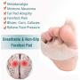 Gel Metatarsal Pads Ball of Foot Cushions 6 Pack for Men & Women - Soft Silicone Forefoot Cushion Pads Pain Relief for Metatarsalgia, Mortons Neuroma, Callus