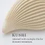 iroha+ Cream KUSHI Women Vibrator, Waterproof Soft Silicone Rechargeable Sensual Massager, HMP-02