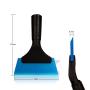 Ehdis 11 5 inch Silicone Rubber Squeegee for Glass, Mirror, Shower, Auto, Car Windows-Blue, Inch