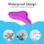 Mini Finger Vibrating Sucking Toys with 9 Thrusting & Sucking Modes,Female Oral Tongue Stimulator Waterproof Handheld Wand Massager with Vibrating, 100% Medical Silicone,USB Rechargeable