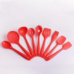 SKYyao Kitchen utensil set High temperature silicone kitchenware nine-piece set non-stick spatula spoon set silicone