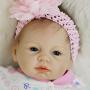 OtardDolls Reborn Doll 22" Reborn Baby Doll Lifelike Soft Vinyl Doll Children Gifts (Snowflake Girl)