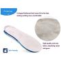 MQUPIN Plantar Fasciitis Gel Insoles for Women / Men, Arch Support & Pain Relief & Flat Feet Correction Shoe Pads for Sneakers, Heels, Work Boots, 6 - 10 Size (2 Pairs)
