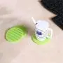 SDBT LT Dishwashing Brush Household Food Grade Dishwashing Brush Round Silicone Multi-Function Dishwashing Brush Fruit and Vegetable Cleaning Soft Decontamination Kitchenware Tableware Brush,Green