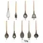 Silicone Kitchen Utensils Gadgets Wood handle Cooking Tools Kitchenware Set Spatula Shovel Spoon Home Kitchen Tools,I