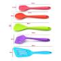 Silicone Kitchenware Set Of 6, High Temperature Non-Stick Cooking Baking Tools Cookware Small Tool Shovel Spoon Silicone Fish Shovel Kitchen Tools