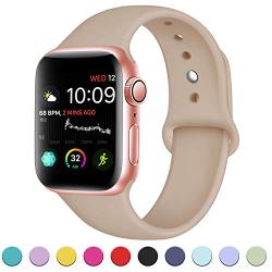 DaQin Band Compatible with Apple Watch 38mm 40mm 42mm 44mm for Women and Men, Sport Replacement Wristbands for iWatch Series 5 Series 4 Series 3/2/1, S/M, M/L