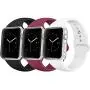 iGK Sport Band Compatible with Apple Watch 38mm 40mm 42mm 44mm, Soft Silicone Sport Strap Replacement Bands for iWatch Apple Watch Series 5, Series 4, Series 3, Series 2, Series 1