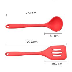 SKYyao Kitchen utensil set Silicone Kitchenware 5 piece non-stick pot silicone kitchenware set cooking shovel spoon kitchenware silicone